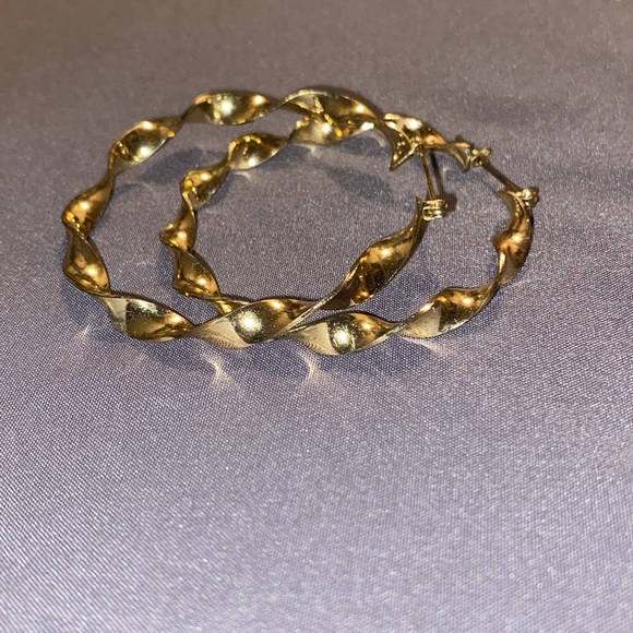 Miscellaneous Vintage Costume Jewelry Bundle Hoops and Bangles - Picture 9 of 14